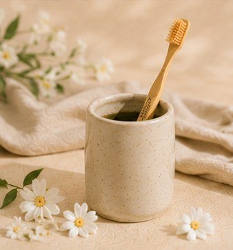 Natural Bamboo Toothbrush - Anokhi Veda