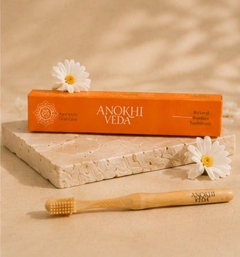 Natural Bamboo Toothbrush - Anokhi Veda
