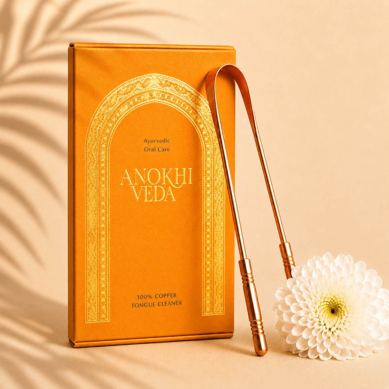 100% Copper Tongue Cleaner - Anokhi Veda