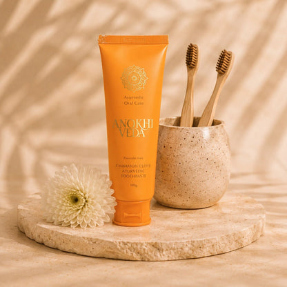 Cinnamon Clove Ayurvedic Toothpaste - Fluoride Free - Anokhi Veda